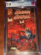 Maximum Carnage #1 ACCLAIM Promo Spider-Man Venom RARE Comic CGC 7.0 1994 Fine picture