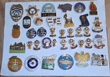 Vintage Lot Of (36) Elks Lodge Pinbacks Pins 60 Years More BPOE  picture