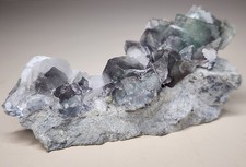 ✨️Ultra-Reactive Gem Phantom Fluorite Interwoven with Bladed Manganoan Calcite✨ picture