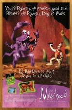 1996 The Neverhood PC Print Ad/Poster Doug Tennapel Earthworm Jim Video Game Art picture