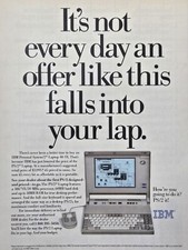 IBM Personal System 2 Laptop 40 SX $3,995 Priced To Move Vintage Print Ad 1991 picture