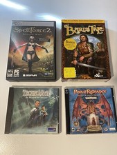 Lot Of 4 Pc Games. Tested. Spell Force 2, Bards Tale, Technomage, Pool of Radian picture