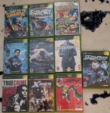 Xbox Game lot True Crime Dark Alliance II Dues Ex Invisible War X-Men Legends II picture