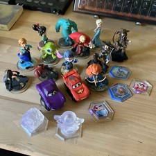 Disney Infinity Figures Lot of 16 Figures + 4 Power Discs | Cars Monsters Lilo picture