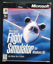 Microsoft Flight Simulator for Windows 95 - BIG BOX - (PC, 1996) picture