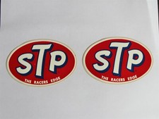 1968 STP 2 VINTAGE ORIGINAL THE RACERS EDGE STICKERS DECALS NASCAR NHRA 4-3/4