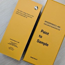 Porsche Paint to Sample (PTS) Colour Swatch Deck - Model Year R CW13/2023 picture