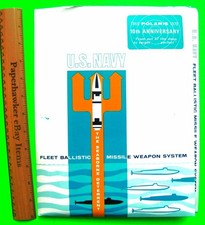 rare 1970 U.S. Navy POLARIS BALLISTIC MISSILE SYSTEM PRESS KIT Bob Carlisle XLNT picture