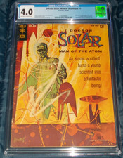 Doctor Solar, Man of the Atom #1 CGC 4.0 VG (Gold Key ~ 10/62) Origin & 1st App picture