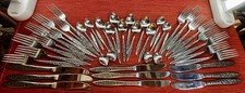 Vintage Ekco Eterna BALBOAStainless Flatware Lot 42 Pcs MidCentury Modern MCM picture