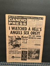 1967 July 30th Candid Press Newspaper, Hell’s Angels (VRN10D) picture