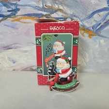 AS-IS Vintage Enesco Ornament Santa's Ginger-Bred Doe Cookie Cutter picture