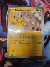 Pikachu at the Museum Jumbo Natural History Museum Promo Card picture