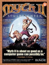 1999 Myth II Soulblighter PC Original Advertisement / Retro Promo v5 picture