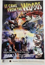 2002 Sled Storm Sony Playstation 2 PS2 Original 2 Page Print Ad Poster Promo Art picture