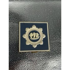 Vintage Stratton Wedgwood Blue Jasperware Powder Compact Cherub Cameo England picture
