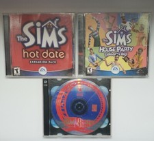 Sims Expansion Pack Hot Date House Party Sims Theme Park PC Game Lot picture