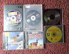 Ps1 Game Lot Of 5 + 1 Ps2 Game Cool Boarders 3,Big Game Hunter,Spyro, SpongeBob picture