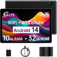 Android 14 Tablet with Sim Card Slot Unlocked Cellular Tablets 10GB+32GB picture