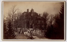 1890s Large Antique Cabinet Photo Green Hill Mansion Worcester MA  - VERY RARE picture