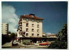 Vintage Photochrome Hotel Touring Bern Switzerland Lithograph Postcard picture