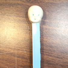 vintage PEZ Dispenser Casper the Friendly Ghost Light Blue Stem white inner  picture