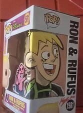 Ron Stoppable & Rufus Funko Pop #1581 Custom Hand-Drawn Box Art Kim Possible picture