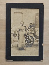 CHINA CHINESE CARRUAGE WORKER CABINET SHANGHAI STREET PORTRAIT 1870s Photo 201 picture