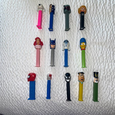 Vintage Pez Dispensers Lot of 13 With Bonus Super Rare Pez Petz Dispenser  picture