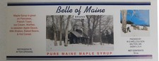 23 Vintage Belle Of Maine Pure Maple Syrup Can Labels picture