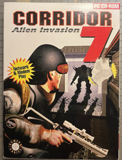 Corridor 7: Alien Invasion (1994) – PC Big Box CD‑ROM – Capstone – Complete picture