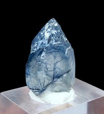 32 Cts Rare Blue Quartz Crystal Inside retail From AFGHANISTAN picture