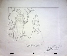 Jewel Quest the Sleepless Star SIGNED Moises Macasinag Production Video Game Art picture