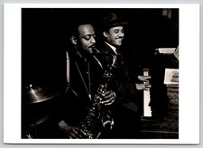 Postcard Ben Webster and Billy Kyle African American Musician Saxophone picture