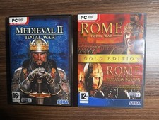 Rome Total War Gold & Medieval 2 Total War European Version Tested MINT picture