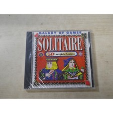 Galaxy of Games Solitaire 50 Complete Games PC CD-ROM Windows 95 98 New Sealed picture