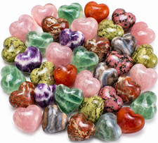 10KG (22 lb) Mixed Crystal 3D Heart Bulk Lot - Heart Shaped Crystal & Minerals picture