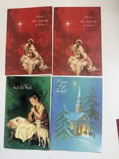 4 Vintage 1983-85 Guideposts Christmas Cards Religious Booklets 3 Designs picture