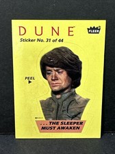 1984 Fleer Dune Sticker #31 - The Sleeper Must Awaken picture