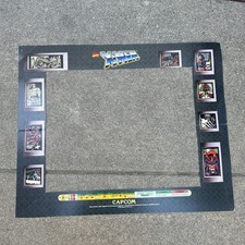 original Factory BeZEL Capcom X-Men 22 X 27 Wide ARCADE GAME ART picture