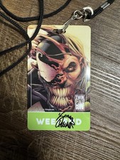 Twin Cities Con 2025 Weekend Badge Venom 7 signed by Ryan Stegman / Marvel picture