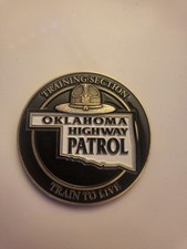 Oklahoma Highway Patrol Training Division Challenge Coin picture