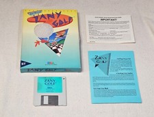 Zany Golf (Electronic Arts, 1988) Atari ST CIB Missing Disk #1 picture