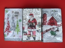 Williams-Sonoma,Party Creations,Design Paper Napkins Christmas Themed 3-Ply NEW picture