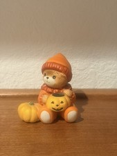 Lucy & Me Enesco Lucy Rigg Bear HALLOWEEN Jack-O-Lantern Pumpkin Bear picture