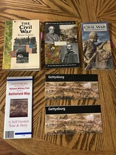 Set Of 6 Civil War And Gettysburg Materials. picture