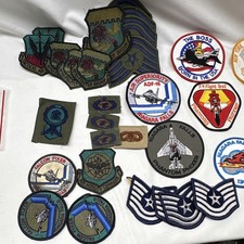 Vintage US Air Force Patches Lot USAF Niagara Falls 107th Fighter Group F-4 F-16 picture