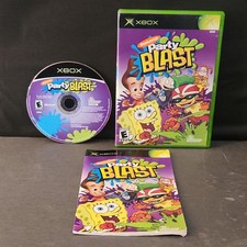 Nickelodeon Party Blast Microsoft Xbox Video Game CIB picture