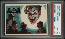 1966 TOPPS BATMAN FACE OF THE JOKER #9 PSA 8 picture