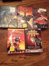 Lot of 5 PC Games-Ever Quest, Galactic Civillization II, Seven King picture
